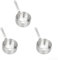 HEBEOT Lot de 3 petites casseroles avec couvercle en acier inoxydable 13 x 7 x 5,5 cm, N4MLB20FRUB6TAIFO66RY7