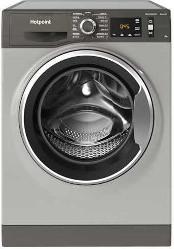 Hotpoint NM11948GCAUK 9kg Freestanding Washing Machine 1400rpm In Graphite