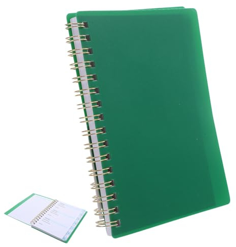jojofuny A6 Spiral Passwortbuch mit Alphabetischen Registern Pp Hardcover Kompaktes Notizbuch zur Passwort und Adressorganisation für Senioren und Internet Login