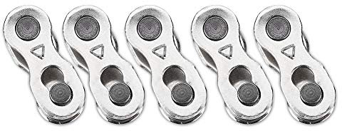 VGEBY1 5 x Bicycle Chain Link Heavy Duty Bicycle Chain Connector Quick Release Magic Joint Connector for Speed 8/9/10(8/7/6 Speed)
