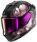 SHARK, Integraler Motorradhelm D-SWKAL 3 MAYFER Mat, Black violet gold KVQ, Größe S
