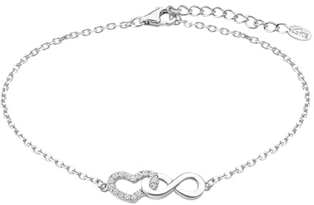 LOTUS SILVER Pulsera Plata Mujer de Primera Ley 925 ml Corazón - Sofisticado Brazalete con Pulido y Acabado Refinado Cumpleaños - Aniversario - LP3013-2/1 Special Prices