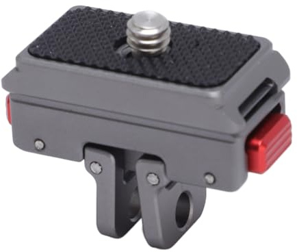 Dpofirs Quick Release Mount for Ace Pro X4, Aluminum Action Camera Quick Release Mount with Magnetic Attachment, 1/4 Inch Screw