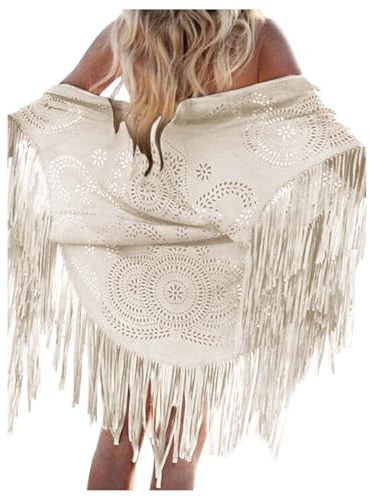 Generico Scialle Donna Invernale, Mantella Donna Lana Caldo Elegante con Frange Righe Sciarpa Elegante Maglione Poncho Mantelle con Frange Scialle para Otoño E Invierno