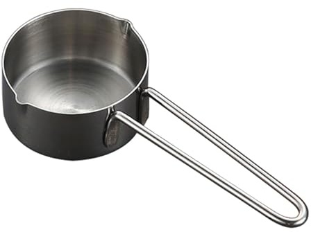 Zerodeko Misurino Riutilizzabile in Acciaio Inox 60ml con Manico, Set di Misurini per Cottura al Forno e Dolci, Cucchiaio Dosatore per Latte in Polvere, per Cucina e Preparazione Alimenti
