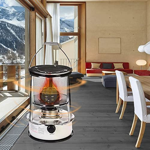 Estufa de carpa eficiente sin electricidad Calentador de queroseno para calentadores de aceite portátiles para interiores y exteriores para acampar Jardín Terraza Barbacoa Cocina (Tamaño : 4.6L/R