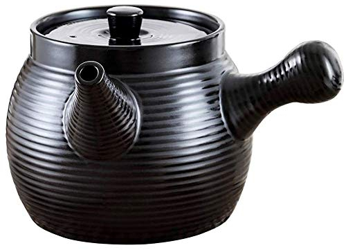 Olla para guisar, sopa, cocina de gas de cerámica para el hogar, cazuela de arroz, cazuela resistente a altas temperaturas con tapa única