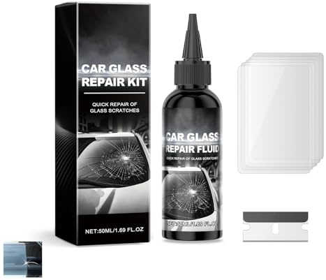 Kit de Réparation de Pare-Brise Fissuré,Liquide de Réparation De Vitres pour Fissures,Colle Pare Brise Voiture