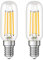 ledscom.de 2 piezas E14 Bombilla LED, T25, blanco frío (6300 K), 4,2 W, 464lm