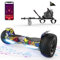 RCB Hoverboards SUV mit Sitz Hoverboards Off-Road, App-fähige Bluetooth Hoverboards, 8,5 '' Hummer + Hoverkart Go Kart für Self Balancing hoverboards, Geschenk für Kinder