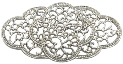 Broche calado (Plateado)