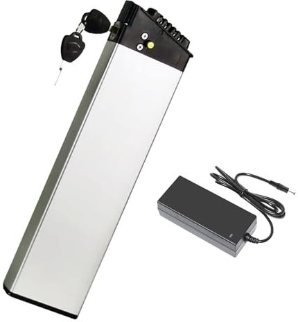 JHKJ Batterie de vélo électrique 48 V 10 Ah 14 Ah 12 Ah Batterie au Lithium 48 V Batterie de Remplacement 48 V Batterie Li-ION pour Moteur 250 W - 700 W avec Port à 5 Trous,LQ 48v10ah