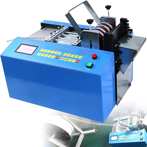 Tagliatubi automatico per tubi termoretraibili, macchina per il taglio automatico di tubi con larghezza di taglio di 100 mm, precisione di taglio di 0,1 mm, per tessuto non tessuto, pellicola in PVC