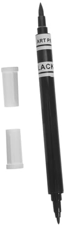 MUELODSIC Double-tip Baking Coloring Pen for Cake Decorating Edible Fondant Marker for Icing Lightweight DIY Food Pen for Biscuits and Macarons Safe Non-Toxic Cake Drawing Tool Black