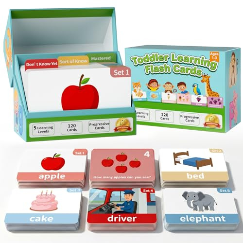 Draome Phonics Flash Cards for Toddlers - Baby Flash Cards