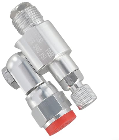 FABULETTA Locking Valve Swivel for Airless Sprayers, Anti Spit Valve 287030, High Pressure Spray Shutoff Valve with 7/8 Inch Thread, Metal Compression Packing, 3600 PSI(C)