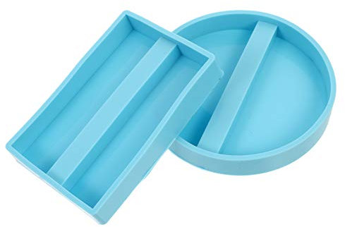 EXCEART 2stücke Silikonform Für Visitenkartenhalter Diy Epoxidharz Gießform Für Kreative Bastelarbeiten Geeignet Für Heimdekoration Und