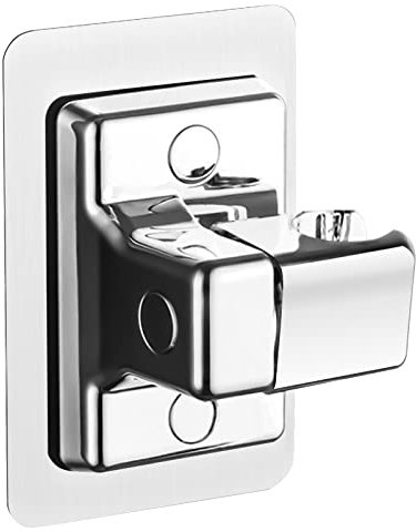 Handbrause Halterung, Verstellbarer Brausehalter Starke Paste Duschkopfhalterung Kein Bohren, Universell Brausehalter, Wandhalterung, ABS-Kunststoff