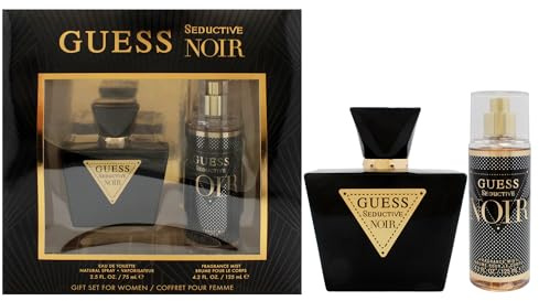 Guess Seductive Noir by Guess for Women – Geschenkset 2,5 oz EDT Spray, 4,2 oz Fragrance Mist