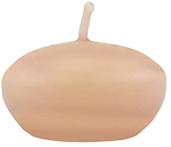 Wiedemann Kerzen Schwimmkerzen Lachs Ø 45 mm, 24 Stück, Unparfümiert