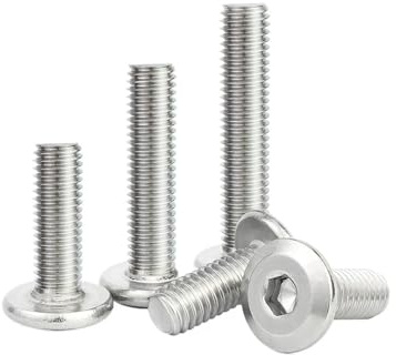 SS304 Edelstahl Sechskantschrauben Kappenkopfschrauben Linksgewinde M3-M8 (M5 x 20mm - 5pcs)