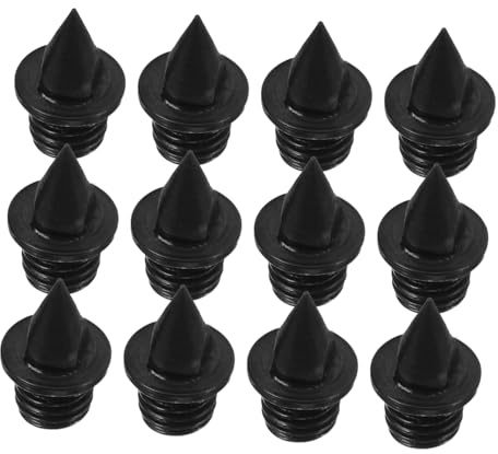 HONITANO 20 Piezas Picos De Carbono para Zapatillas De Atletismo Zapatillas De Correr Clavos De Repuesto Negras para Competición y Entrenamiento