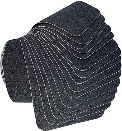 Treppenstufenprofil, selbstklebend, rutschfest, Schwarz, 81,3 x 15,2 cm, 15 Stück