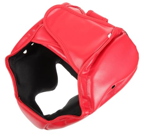 Happyyami Boxen Kopfbedeckungen Für Männer Karate Kampf Kopfschutz Helm Für Junge Mädchen Jugend Wrestling Helm Aus Leder Für Baseball Eishockey Hockey MMA Taekwondo