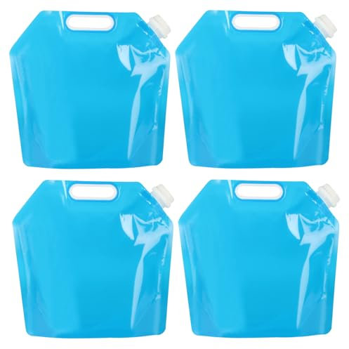 2 STK Wasserkanister 5L, Faltbarer Wasserkanister Faltbar, Camping Trinkwasserkanister, Faltkanister, Wasserbehälter Foldable Wassersack, Tragbarer Wasserbeutel für Outdoor Camping Wasser Kanister