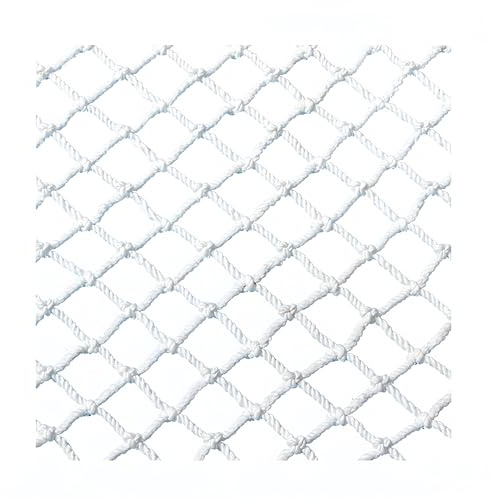 YUDAWN Sicherheitsnetz, 1.5 x 3m Katzennetz für Balkon Ohne Bohren Katzenschutznetz Balkon Nylon Balkonnetz Katzen Netz für Balkone Treppen Fenster Terrassen (Weiß)
