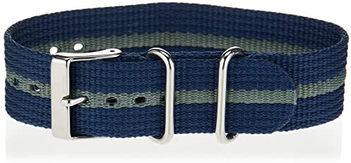 Timex Unisex 20mm Fabric Slip-Thru Single Layer Strap