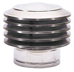 Lamellenhaube Lamellenaufsatz Lamellenabdeckung Lamellenhut Kamin Edelstahl Hut Schornsteinabdeckung Schornsteinaufsatz Schornsteinhut Kaminabdeckung Kaminaufsatz Kaminhut Kaminlamellenaufsatz (180mm)