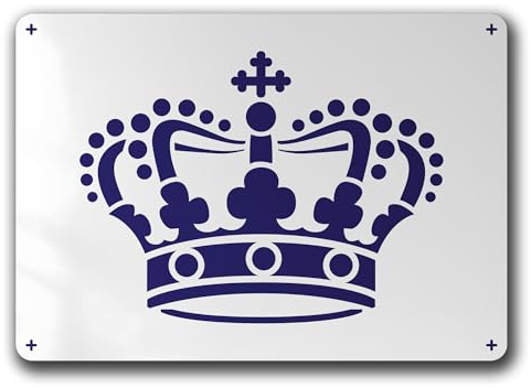 Schablone Krone Crown Krönchen Königskrone - BE04