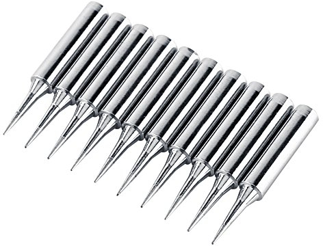 Soldering Tips,10Pcs 900M-T-I Sharp Soldering Replacement Solder Iron Tips Station Tool Kit Multipurpose Soldering
