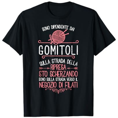 Articoli da regalo uncinetto e Altro Divertente Crochet Crochet Lover Maglietta Unisex Nero Small