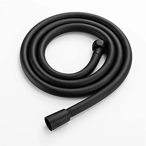 MMDSNX PVC Schwarz 1,5 m Duschschlauch G1 / 2 Handbrauseschlauch Badduschzubehör Sanitärschläuche -1,5 m