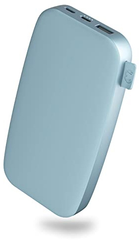 Fresh 'n Rebel Powerbank 18000mAh - USB-C in & Out - Schnelles Aufladen (Fast Charge 20W) - 6 Sicherheitsmerkmale - Tragbarer externer Akku für iPhone und Android (Dusky Blue)