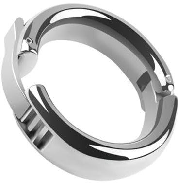 Axcroo 40-46mm Verstellbarer Penisring Edelstahl Cockring Hodenring Metall Cock Ringe Penis Bondage Ball Stretcher Hodensack Hoden Ring Penisringe Sex Spielzeug für Männer Verzögerung Ejakulation