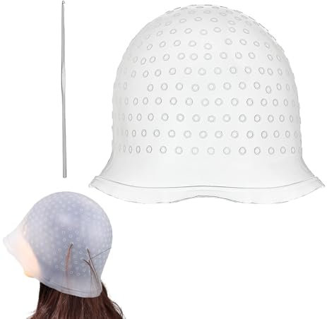 Zonoori Silikon Strähnchenhaube, Löcher Strähnenhaube, Strähnchen Set