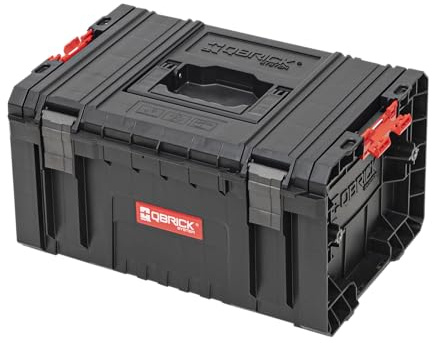 Qbrick System Boîte À Outils Vide Caisse À Outils Boîte De Rangement 450 x 334 x 240 mm Noir Rouge PRO Toolbox 2.0