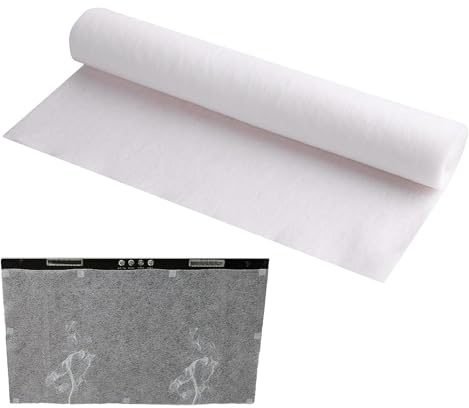 Cooker Hood Grease Filter,Oil Proof Range Hood Grease Filter Paper,5m/10m Smo-ke Proof Cooker Hood Filter Replacement,Range Hood Filter Paper,Extractor Fan Filter Paper For Kitchen Absorbing Oil Fumes