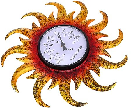 HIAKDOFT Thermomètre Mural Thermomètre Intérieur Pratique Facile à Lire Utiliser
