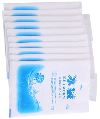Sorandy Wiederverwendbares heißes und kaltes Gel weiche Eisbeutel, Picknick -Lebensmittel -Aufbewahrungskühlertasche, Heiß- und Kaltbehandlungslösung für Verletzungen (Verdickte 400 ml)