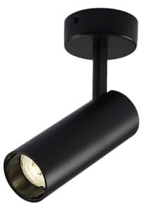 Robusto faretto da soffitto a LED per Interni, Luce da Parete orientabile con Montaggio in Superficie - Faretti direzionali - Luce Bianca Calda 3000K da soffitto - Lampada Girevole per illuminazi