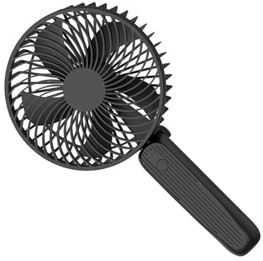 Limtula Ventilador de refrigeración de velocidad ajustable, plegable, de alta velocidad, portátil, para mujeres, hombres, viajes, camping, al aire libre, portátil, para estación de trabajo de