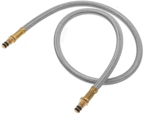 Abaodam Manguera Adaptadora de Propano para Estufa de Gas 35 Cm, Línea Flexible de Acero Inoxidable para Conexiones Rápidas de Propano en Parrillas, Camping y Cocina al Aire Libre