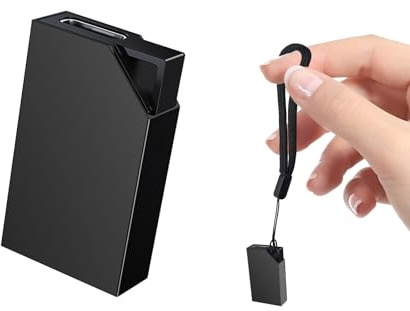 Gonikli Enregistreur Vocal Espion, Discret avec 64 Go de Mémoire (3*2*0.6)