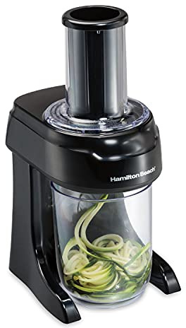 Hamilton Beach 3-in-1 Electric Spiralizer (70930), Plastic, Black