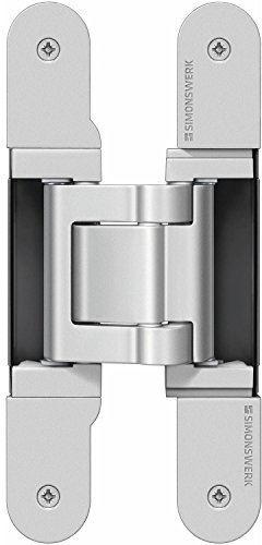 Simonswerk 5 400631 0 12602 Türband TECTUS TE 541 3D FVZ,verdeckt f. stumpfe Türen, Edelstahl-Effekt