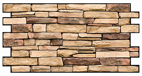 PVC plástico paneles de pared 3d decorativo revestimiento de azulejos – piedra natural Slate